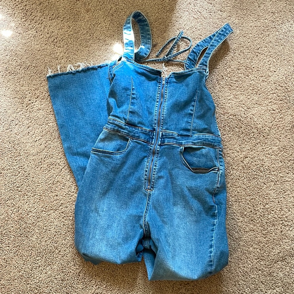 We the Free denim overalls